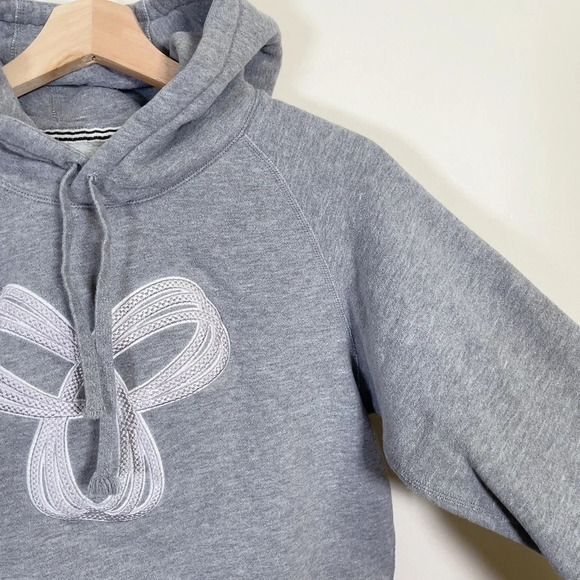 Aritzia Tna Baltic  Embroidered Grey Hoodie - Picture 6 of 15